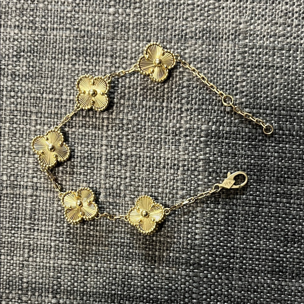 18k solid yellow gold bracelet